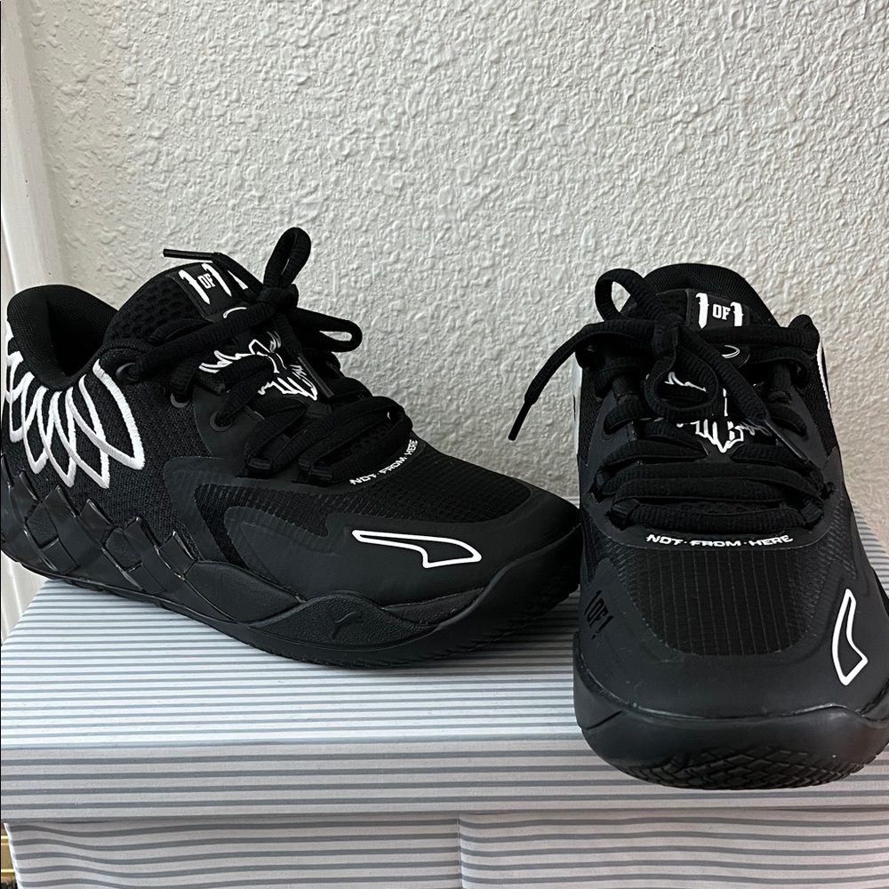 Puma M.E.L.O Black and White Men's Sneakers